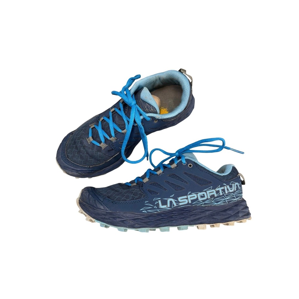 La Sportiva Lycan II Trail Shoes Blue Mesh Lace Up Running Sneaker Women's 7.5